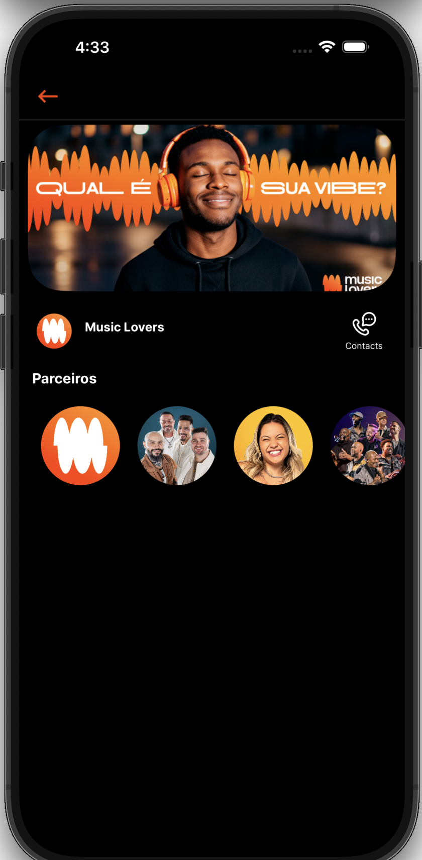 Store homepage